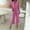 Pink, variant on uublik Jumpsuit for Women Black Elegant Loose Short Sleeve Belted Wide Leg Romper V Neck Formal Overalls