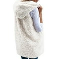 thumbnail image 4 of Women's Winter Hooded Vest Outerwear Cozy Lined Casual Jacket For Cold Weather, 4 of 6