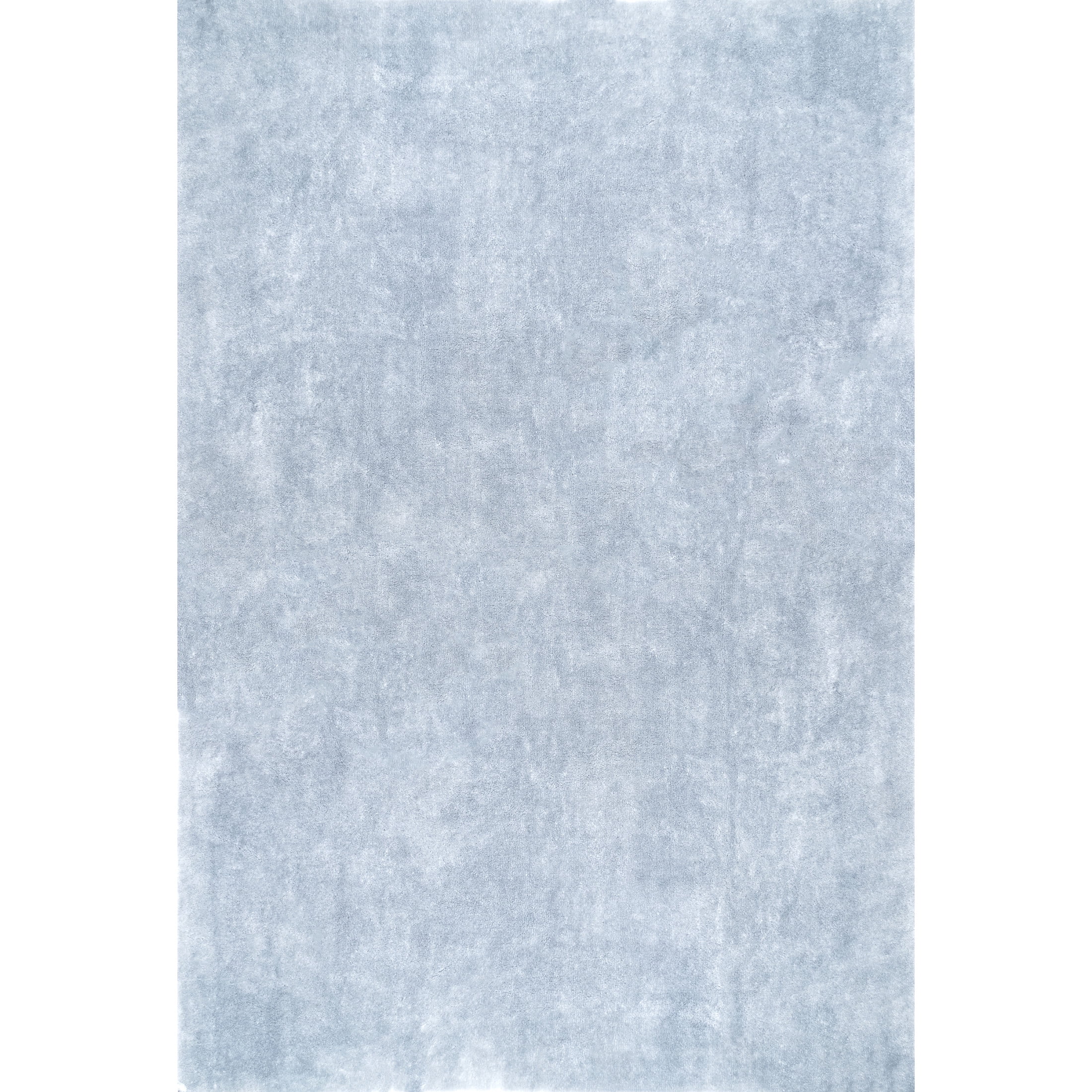 nuLOOM Loni SuperiorWash Solid Machine Washable Shag Area Rug, 2' 6" x 8', Runner, Loni Light Blue