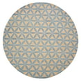 thumbnail image 4 of Rugsotic Carpets Hand Tufted Wool Eco-Friendly Area Rugs - 10'x10', Round, Gold Blue, Modern Contemporary Design, High Pile Handmade Anti Skid Rugs for Living Room, Bed Room (K00723), 4 of 6