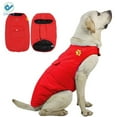 Deago Dog Jackets Winter Waterproof Reversible Doggie Coat With Pocket Warm Dog Vest For Small