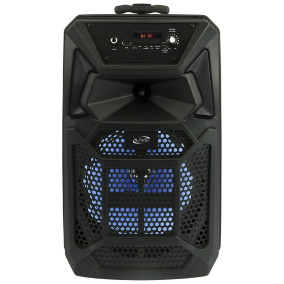 iLive v5.0 Bluetooth Wireless Tailgate Party Speaker, ISB352B, Black