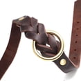 thumbnail image 3 of Didog Braided Genuine Leather Dog Collars Heavy Duty Adjustable with Metal Buckle and O-ring for Small and Medium Breeds, 3 of 11