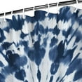 thumbnail image 3 of Blue White Tie Dye Mandala Pattern Shower Curtain 72"x72" ,Bathroom Decorative Shower Curtains Set with 12 Hooks,Modern Waterproof Washable Shower Curtain, 3 of 6