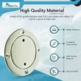 thumbnail image 4 of MARINE CITY 4-Inch Inspection Deck Plate with Rubber O-Ring, 316 Stainless Steel  Durable, Watertight, and Easy Installation for Boats & Yachts, 4 of 8