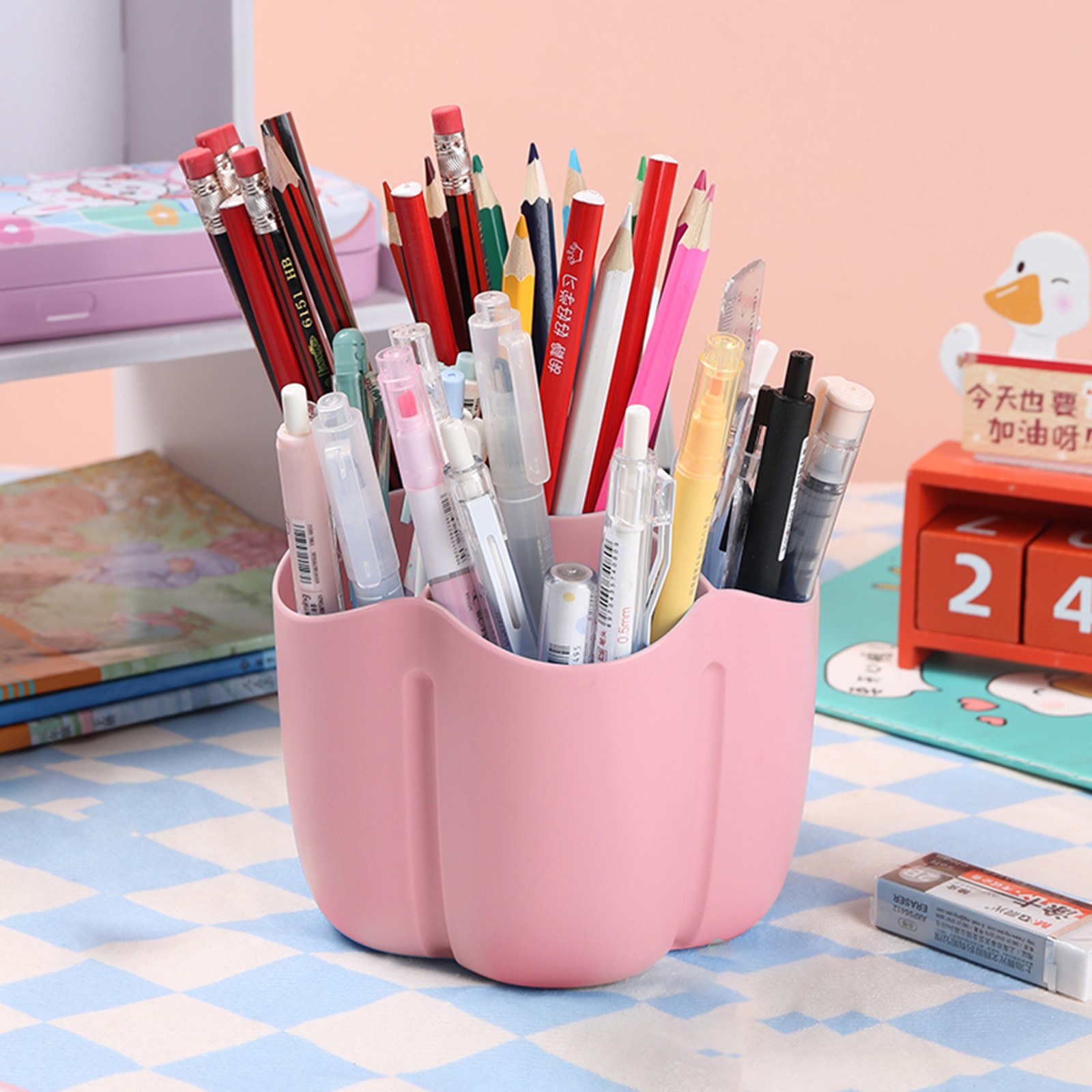 Clearance！School Supplies Desk Supplies Organizer Makeup Organizer Desk