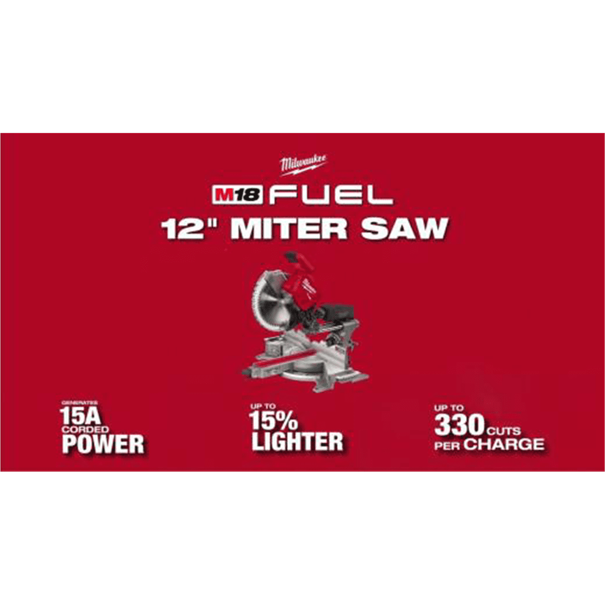 Milwaukee M18 FUEL Cordless 12 in. Lithium-Ion Dual Bevel Sliding