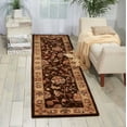 thumbnail image 2 of Nourison  Hand-tufted Oriental Bordered Wool Area Rug Brown 2'6" x 4'3" Contains Latex Silk,Wool Border,Oriental 0.51 - 0.75 inch Handmade 3' x 5', 2 of 4