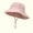 Pink, variant on Pitauce Baby Boys Girls Cotton Bucket Hat Toddler Wide Brim Sun Hat Summer Outdoor Beach UV Sun Protection Hats for Kids 0-6 Years