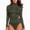 Army Green, variant on Lingerie for Women High Neck Slim Fit Shaping Bodysuit Underwear For Control And Seamless Contouring Green S