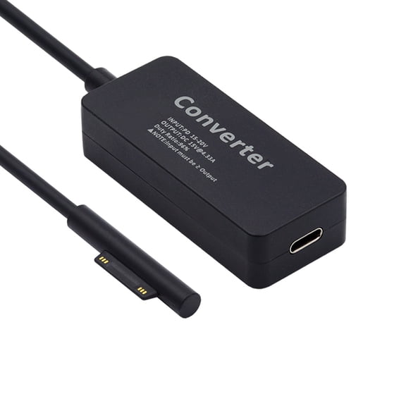 CY Type-C USB-C Female 65W DC 15V to Surface Pro3 Pro4 Pro5 Pro6 Pro7 Pro8 Pro9 Book Pro Charge Cable