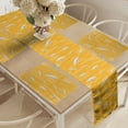 thumbnail image 2 of Ambesonne Sky Table Runner & Placemats, Tech Drones with 4 Propellers, Placemat 4 pcs + Runner 14"x72", Pale Orange and Pale Grey, 2 of 2