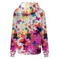 thumbnail image 3 of Pntutb - Blusa de manga larga con bolsillo estampado a la moda para mujer, tops casuales, sudaderas con capucha Pntutb Pntutb-4228, 3 of 4