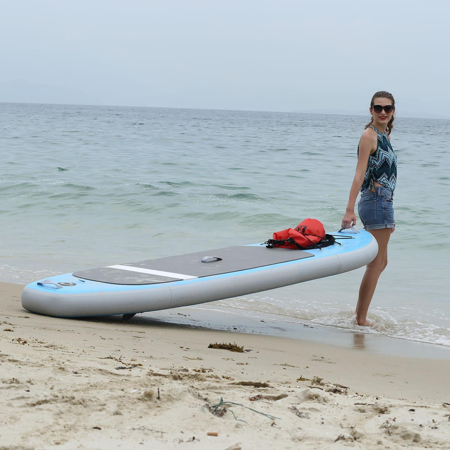 10ft Inflatable Stand Up Paddle Board 6'' Thick SUP Paddleboard