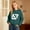 Dark Green, variant on Graphic Print Hooded Sweatshirt, Long Sleeve Pullover Casual Soft Fleece Jacket with Pocket for Youth Outdoor Sports, Comfortable Top with Adjustable Hood