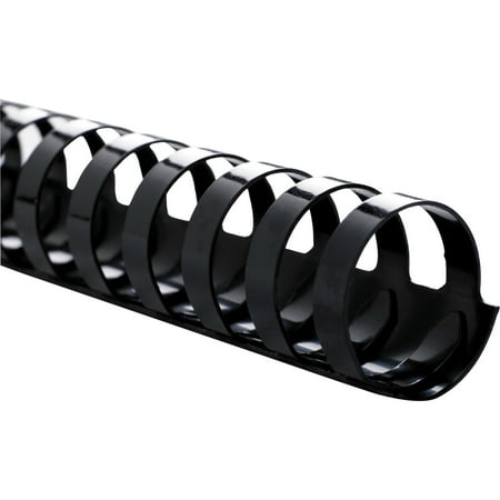 Sparco, SPR18005, Plastic Binding Spines, 100 / Box, Black