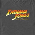 thumbnail image 2 of Men's Indiana Jones and the Dial of Destiny Official Movie Logo Graphic Tee Charcoal Heather 2X Large, 2 of 5