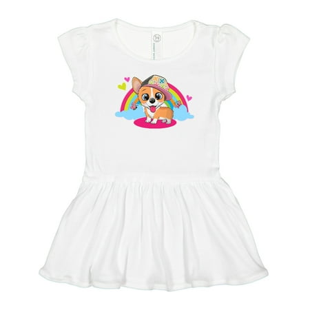 

Inktastic Corgi Dog Gift Puppy Gift Toddler Girl Dress