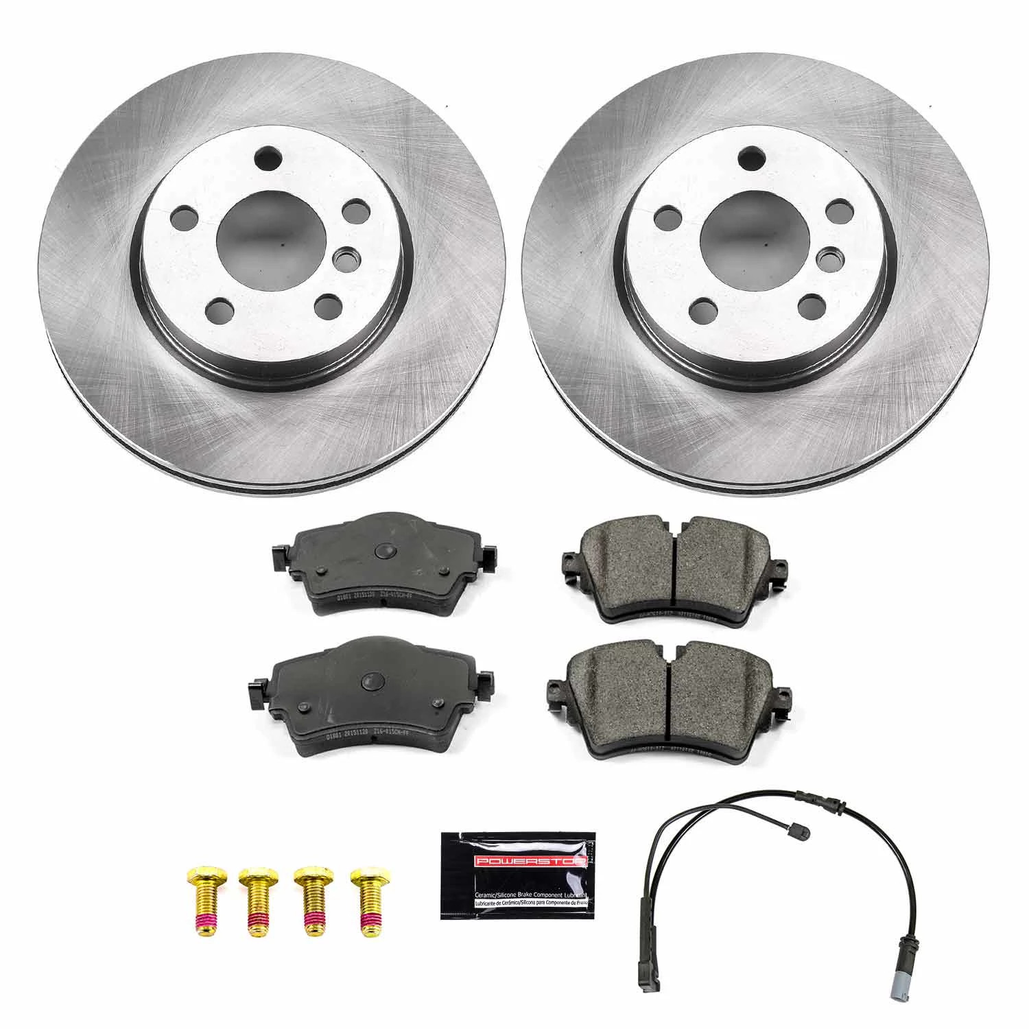 PowerStop Front Stock Replacement Brake Pad and Rotor Kit Fits: MINI COOPER Select Models KOE7980