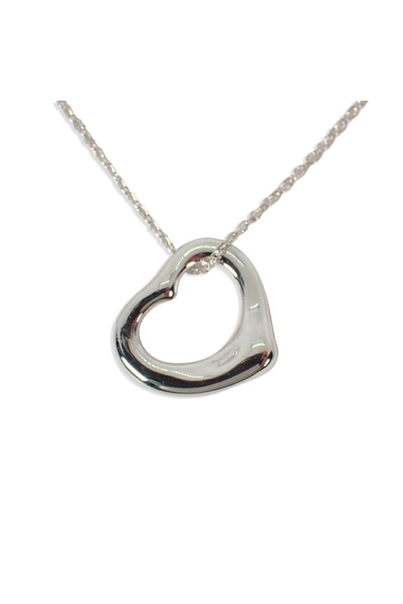 Pre-Owned TIFFANY & Co. 925 Heart Pendant Necklace