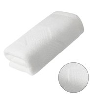 AUQ Wash Gags for Body,Compact Absorbent Yarn Surface Wash Cloths for Body,Reinforced Edge Stitch Finish Hand Towels for Bathroom,White,29.53*13.78*0.39in