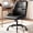 Black, variant on CELTOSS Ergonomic Office Chair, Mid Back Computer Chair with Lumbar Support, PU Leather Executive Chair with Tilt Lock, Adjustable Height Swivel Desk Chair for Home Office, Brown