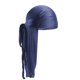 thumbnail image 1 of Pañuelo sedoso de cola larga para hombre y mujer, gorro de pirata de trapo de Doo musulmán, gorros de quimio Durag, turbante de Calavera, banda para el cabello, Bandanas Unisex, 1 of 5