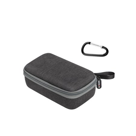 Camera Battery Organizer Case for Insta360 Ace/Ace Pro - Bigcan Compact Travel Storage Bag with Charger Slot Battery Holder and Accessory Mesh Pocket for Outdoor Shooting
