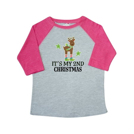 

Inktastic 2nd Christmas Reindeer Gift Toddler Boy or Toddler Girl T-Shirt
