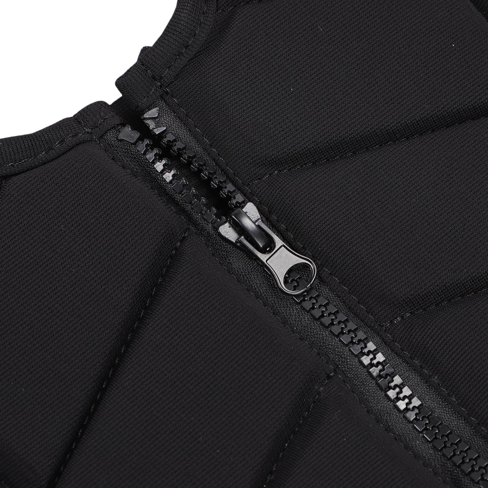 Suodoka Kids Horse Riding Vest Front Zipper Padded Equestrian Protective Gear Safety Body Protector for Equestrian Training and Trail Riding, Size CS, 15.75 inches / 40 cm
