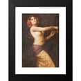 thumbnail image 2 of Anonymous 14x18 Black Modern Framed Museum Art Print Titled - Oriental Dancer, 2 of 5