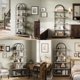 thumbnail image 5 of 71 pulgada arched 5 niveles estante abiertos plant stand con metal frame freestanding para exposición rack para dormitorio sala de estar oficina en casa bathroom (negra & graphite gray), 5 of 8