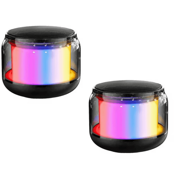 2 Bocinas RADIO FM, reproductor, bocina para celular Bluetooth