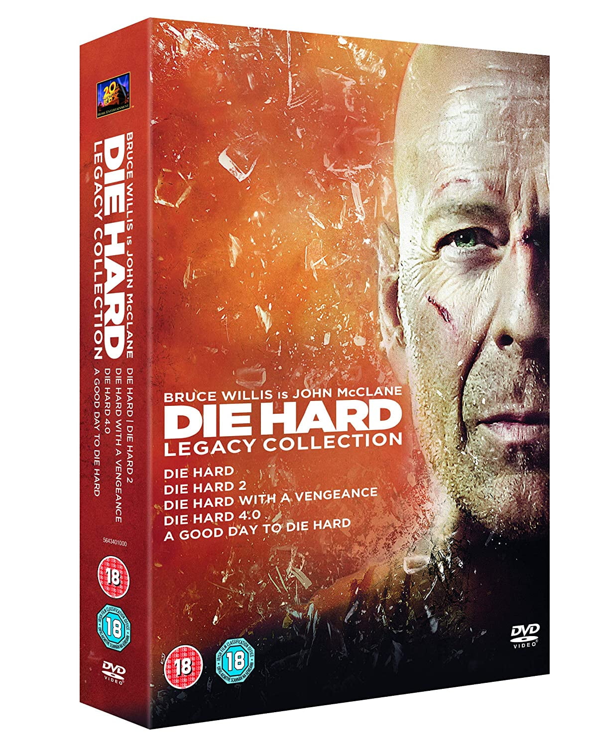 Die Hard - Collection (Films 1-5) [DVD] [1988] - Walmart.com