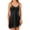 C-Black448, variant on DHFJKG Silk Satin Nightgowns For Women V Neck Spaghetti Strap Pajama Lace Summer Lightweight Sleepwear With Adjustable Straps Leisure Home Clothes