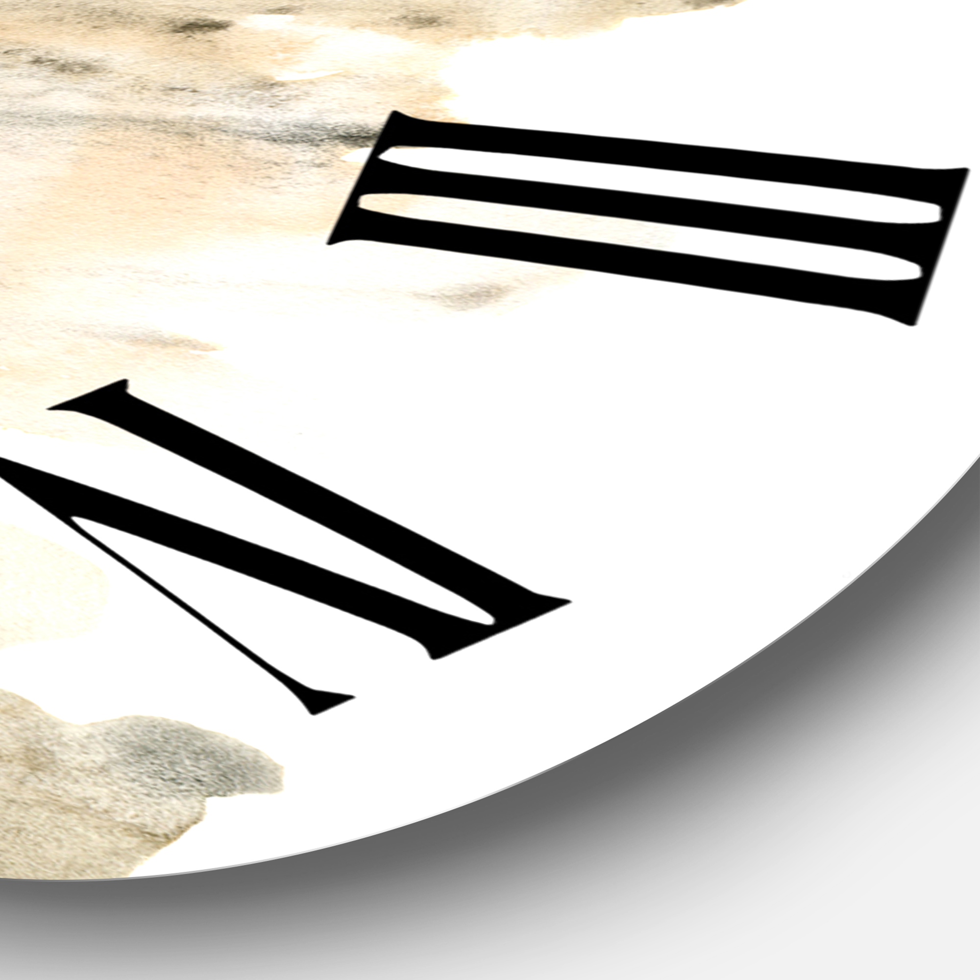 Designart 1 in Quartz Modern/Contemporary Wall Clock
