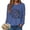 Navy, variant on Towmus Baseball Sweatshirt for Womens Casual Baseball Shirts Softball Crewneck Graphic Long Sleeve 2025 Fall Pullover Top