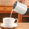 thumbnail image 4 of Milk Frothing Pitcher Stainless Steel Comfort Grip Inner Marking Jug Coffee Latte Art for Home Cafe, 4 of 8