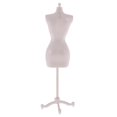 thumbnail image 3 of Soporte de exhibición de 4 piezas Vestido de ropa Modelo de maniquí Soporte Zulema Soporte de exhibición de muñecas, 3 of 8