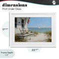 thumbnail image 4 of Stupell Industries Traditional By The Ocean Cottage Retreat White Framed Print Under Glass, 23 x 17, by Petals Prints Design, 4 of 8