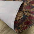 thumbnail image 5 of Ambesonne East Place Mats Set of 4, Traditional Roses Dragon, Standard Size, Jade Green Sand Brown, 5 of 6