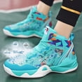 thumbnail image 2 of Basketball Shoes Men'S High-Top Breathable Non-Slip Wear-Resistant Student Sports Shoes Solid Couple Mandarin Duck Color Large Size, 2 of 10