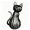Tall, variant on Pre-Lit Pumpkin Cats, Halloween LED Pumpkin Cat Decorations, Black Resin Pumpkin Cats with Spooky Light Up Eyes,Halloween Decorations Indoor-Perfect Halloween Gift(Tall)