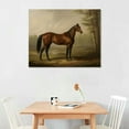 thumbnail image 2 of ONETECH Rustic Farmhouse Wall Art Decor - Rolled Canvas - Boho Landscape Pictures - French Country Kitchen Print Poster - Neutral Aesthetic Vintage - Horse Equine Pony Equestrian Painting, 2 of 4