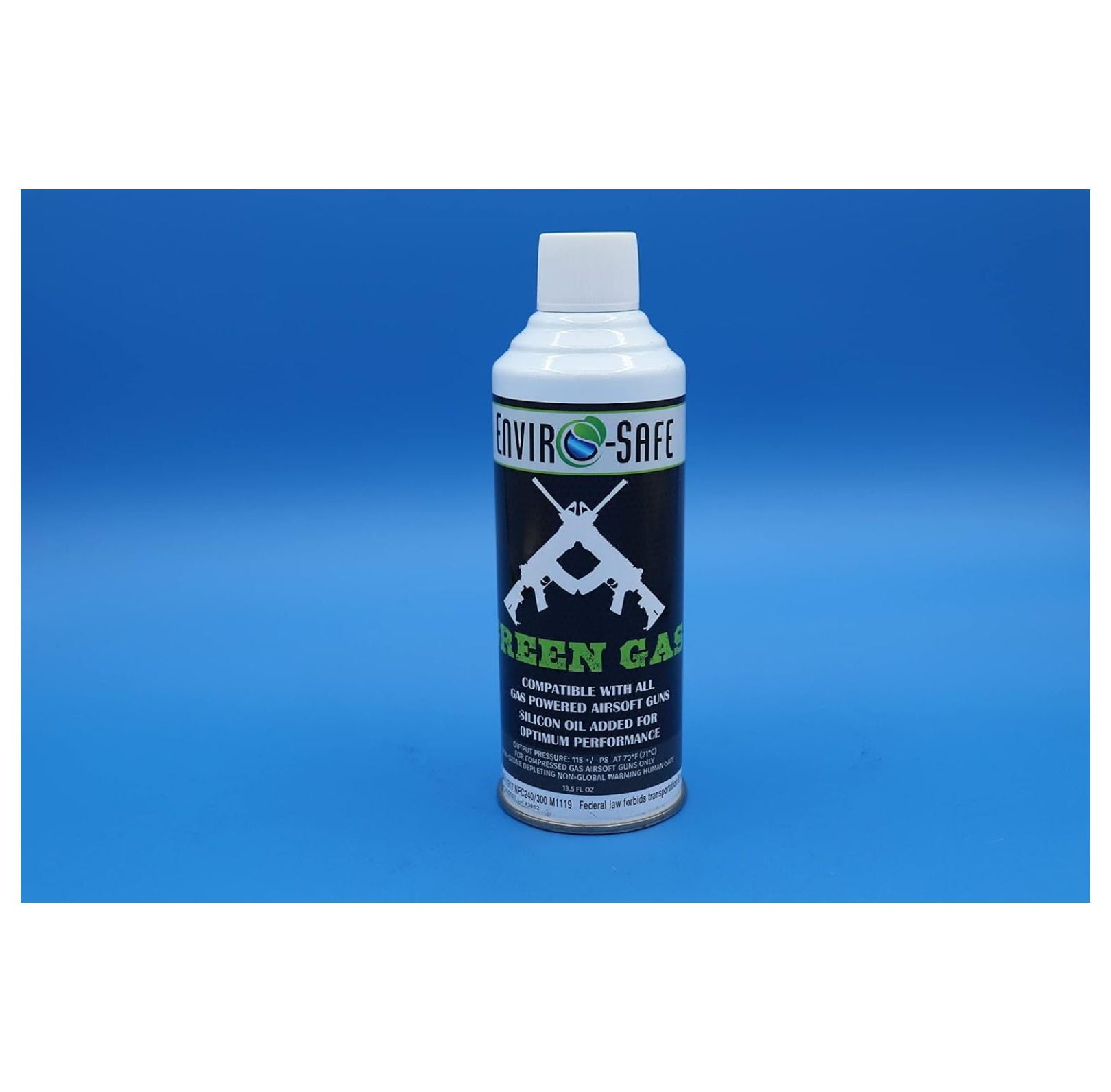 Green Gas for Airsoft BB, Pistol, Hand Gun, Rifle, 13.5 oz. Cans, 6 Pack 13.5 fl oz. Each