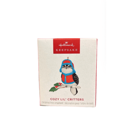 Hallmark 2025 Keepsake Mini Cozy Lil' Critters Christmas Ornament New with Box