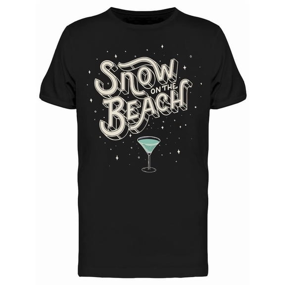 Snow On The Beach Tee Men's -Image by Shutterstock Men's T-shirt