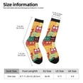 thumbnail image 5 of Yiaed Cute Cartoon Cat Print Great elasticity Crew Socks Sports socks for Men and Women, 5 of 5