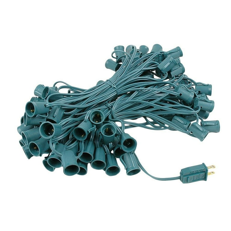 C9 100ft Commercial Outdoor Large Christmas String Light Set