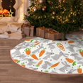thumbnail image 5 of Bingfone Christmas Tree Skirt Mat Christmas Decoration Interior 48" -Cute Rabbit, 5 of 6